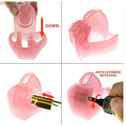Resin male chastity cage - male,