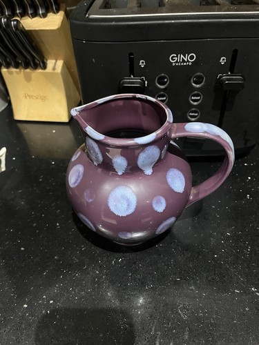 Small purple painted - painted, jug