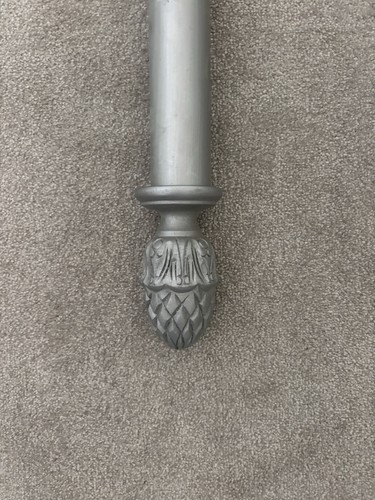 Wooden curtain pole - curtain, pole,