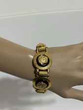 Vtg Gianni Versace Gold Black