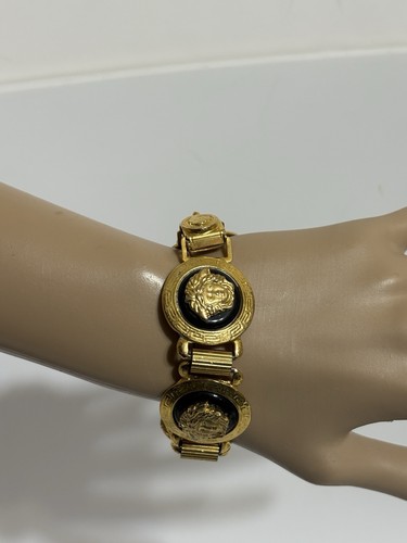 Vtg gianni versace gold black - gianni,