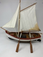 Vintage Wooden Sailing Boat 21x21”[DQ]