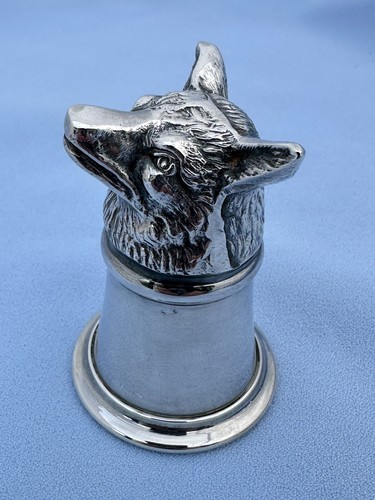 Vintage silver plate fox - vintage,