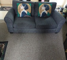 Argos Home Lisbon Fabric 2 Seater Sofa Bed - Charcoal