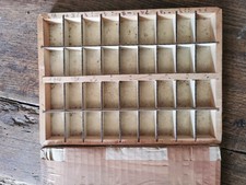 Vintage wooden printers letter - vintage,