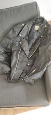 Black Biker Jacket Worn Ideal Terminator, Wolverine or Mad Mad Costume Dress-up