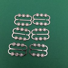 6 Rhinestone Ribbon Sliders