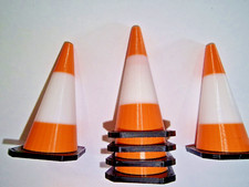 40 x 1:14 Plastic Stackable Traffic Cones RC Tamiya Truck scale Diorama Large