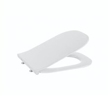 Roca The Gap SLIM Replacement WC Seat with Soft Close Hinges in White A801472003