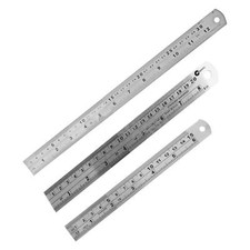 6'' / 8" / 12" SCALE RULER SMALL/LARGE Measure Rule Metal Stainless Steel 30cm