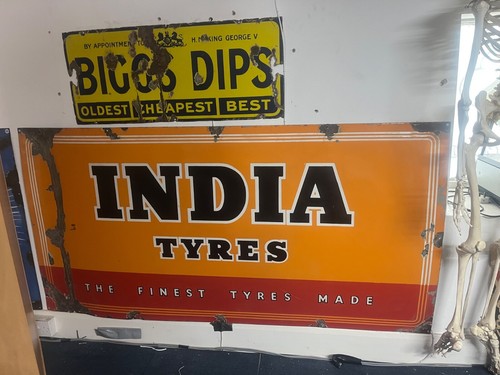 Vintage enamel signs - vintage, original