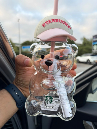 Starbucks pink bearista bear - starbucks,