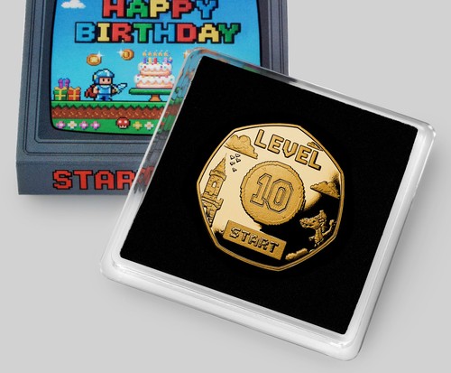 10th birthday 24ct - 10th, gold