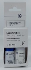 VW MERCATO BLUE METALLIC TOUCH UP PAINT PEN + LACQUER SET 18ML PAINT CODE LA5M