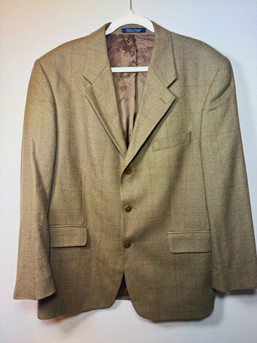 Men brown tweed - tweed, plaid