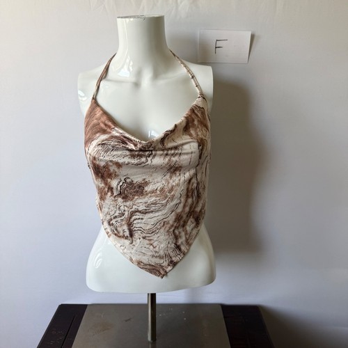 Shein halter top - halter, marble