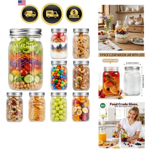 Wide mouth mason jars 32oz - wide,