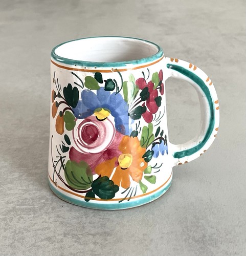 Vintage castelli pottery mug - vintage,