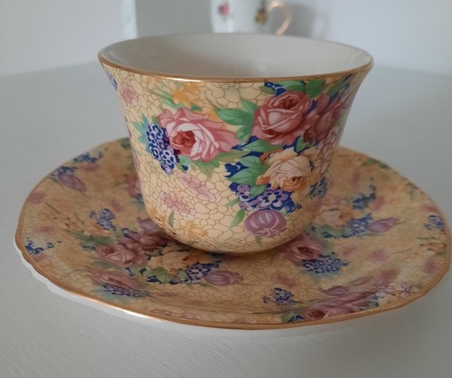Royal winton cup and - winton, saucer
