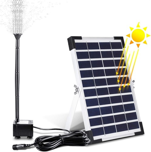 12w solar panel - water, pump