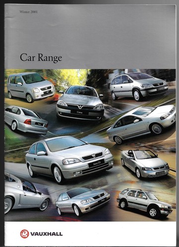 Vauxhall range 2001 uk - vauxhall,