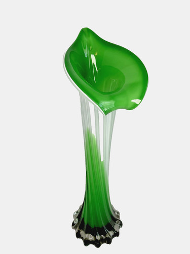 Art glass calla lilly jack - art, in