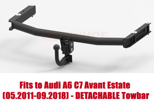 Detachable tow bar for - tow,
