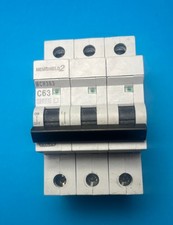MEMSHIELD 2 MCH363 MCB 63A 3P 10kA 415V TYPE C MEM C63 TRIPLE BREAKER