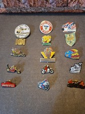 Vintage Motor Bike Pin Badge