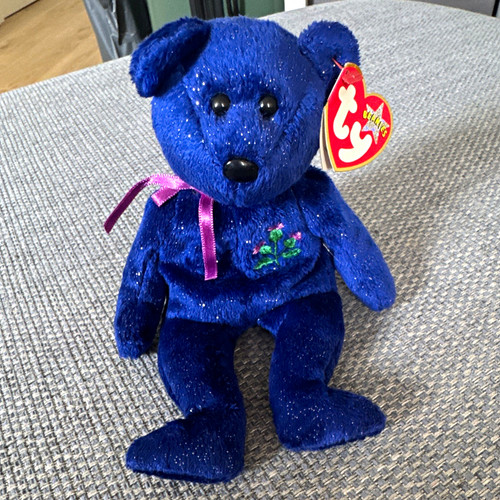 Beanie babies thistle blue - babies,