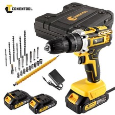 Cordless Drill Driver Impact Drills 21V Combi Handheld Electric Screwdriver Kit