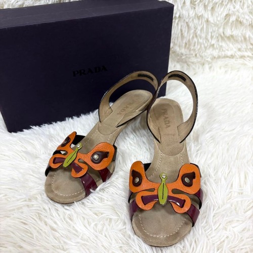 Prada butterfly sandals - butterfly,