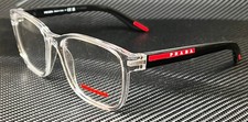 PRADA LINEA ROSSA PS 06PV 2AZ1O1 Crystal Men's 55 mm Eyeglasses