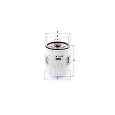 MANN W7015 Oil Filter Service
