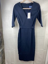 Collectif Dress UK 12 M Navy