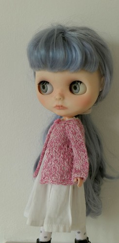 Blythe doll knitted cardigan