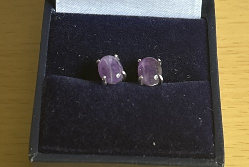 Vintage 925 silver amethyst - vintage,