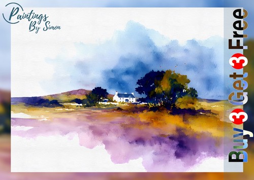 Cottage print on matte - 5"x7",