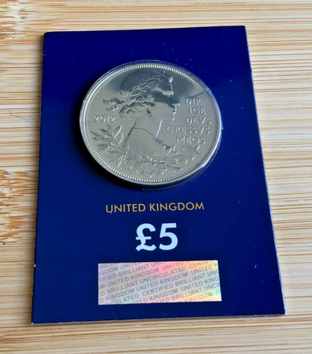 Five coin 2012 diamond - £5,