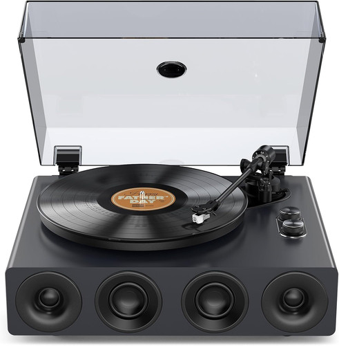 High fidelity record player - high,