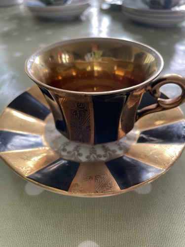 Art deco style coffee cup - art,