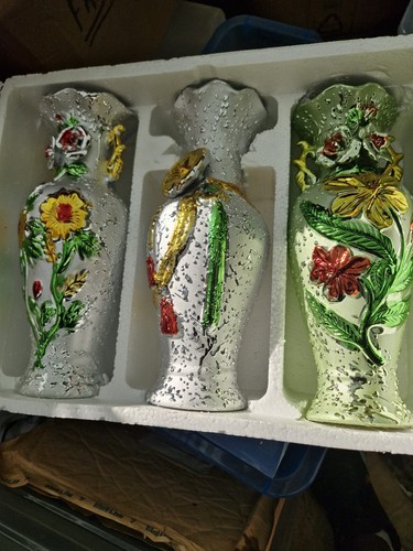 Eclectic floral vases - eclectic,