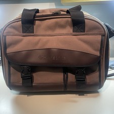 Samsonite Black Canyon Wheeled Tote-Brown Canvas & Leather Trim Carry-On Luggage