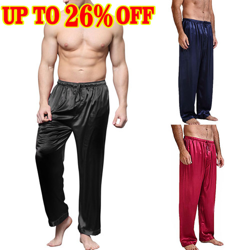 Men satin silk pajamas - satin,