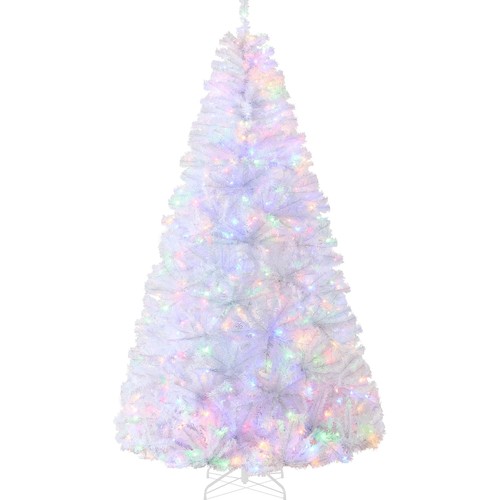 White christmas tree with - white,