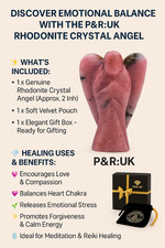 Rhodonite angel healing - rhodonite,