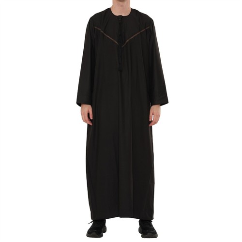 Men black thobe - men's,
