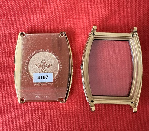 Dreyfuss watch case only - dreyfuss,