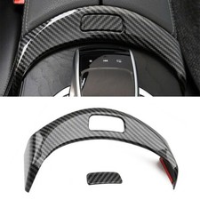 Car Armrest Box Button Frame Cover Accessories For Mercedes Benz-C Class W205