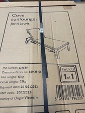 cove sun lounger, Garden